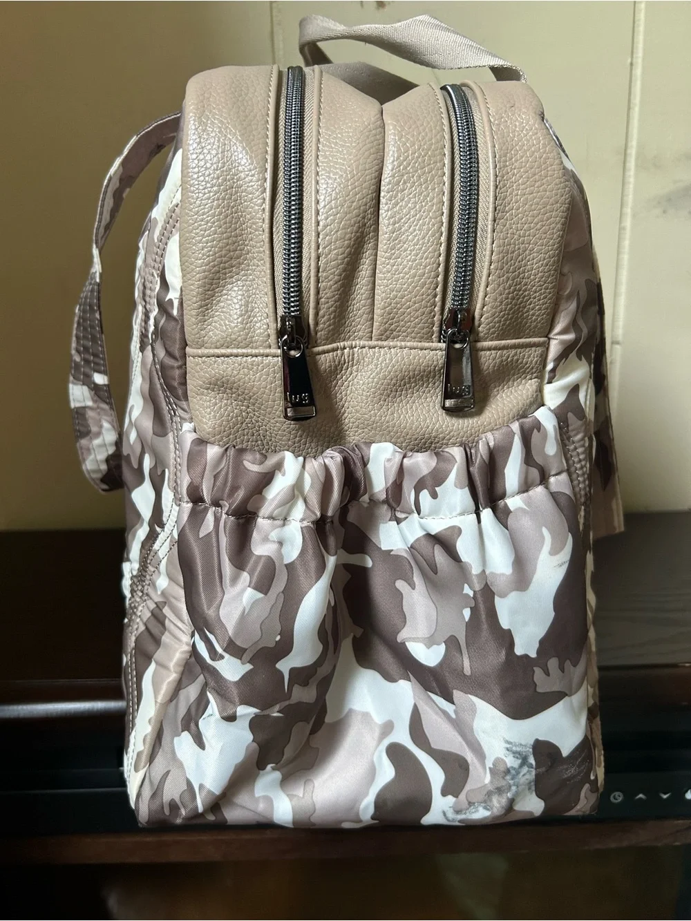 Lug Aviator Carry-All Tote Bag Camo Taupe